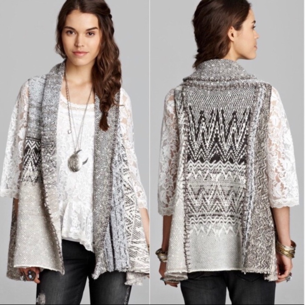 Free People Cardi Vest